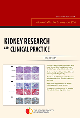 Kidney Research and Clinical Practice